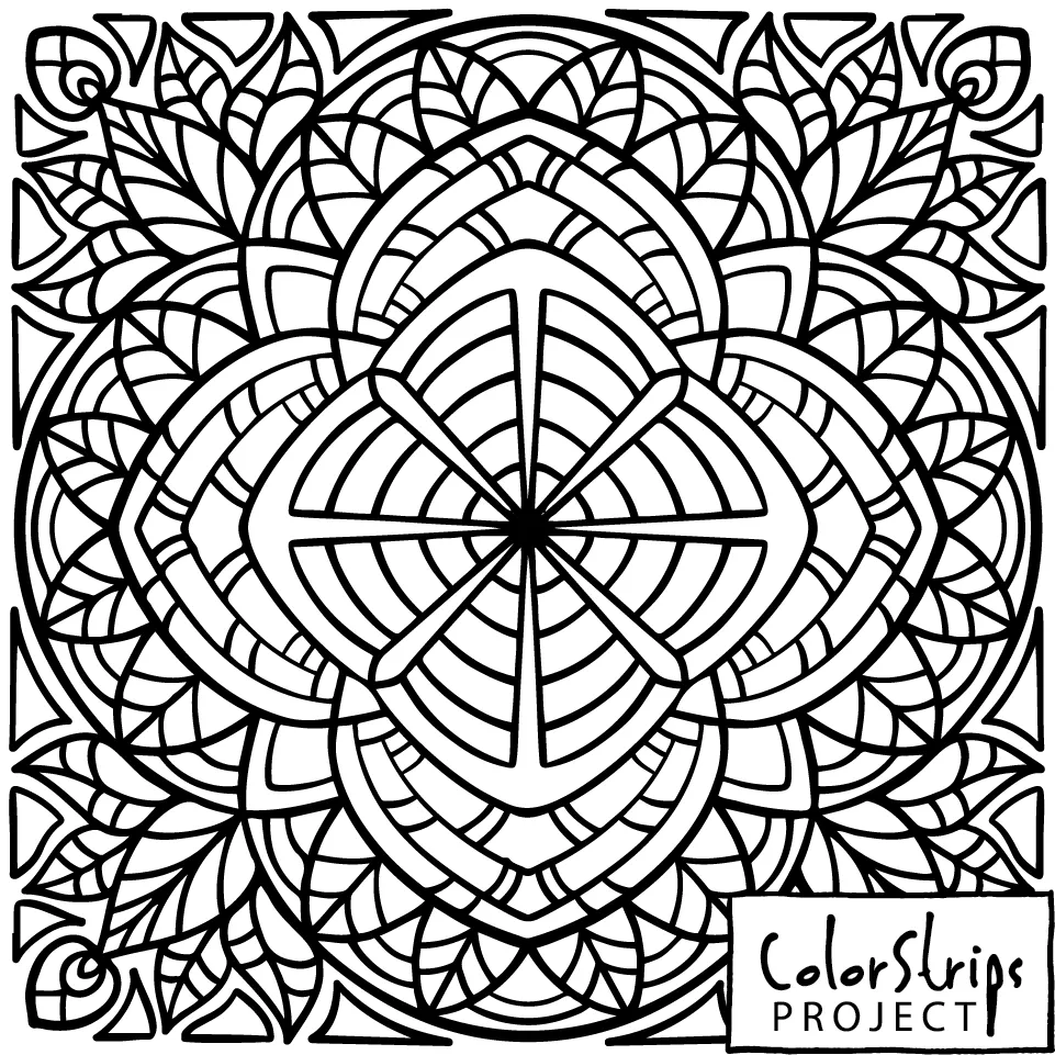 Layered petals and leaves forming an ornate floral medallion.